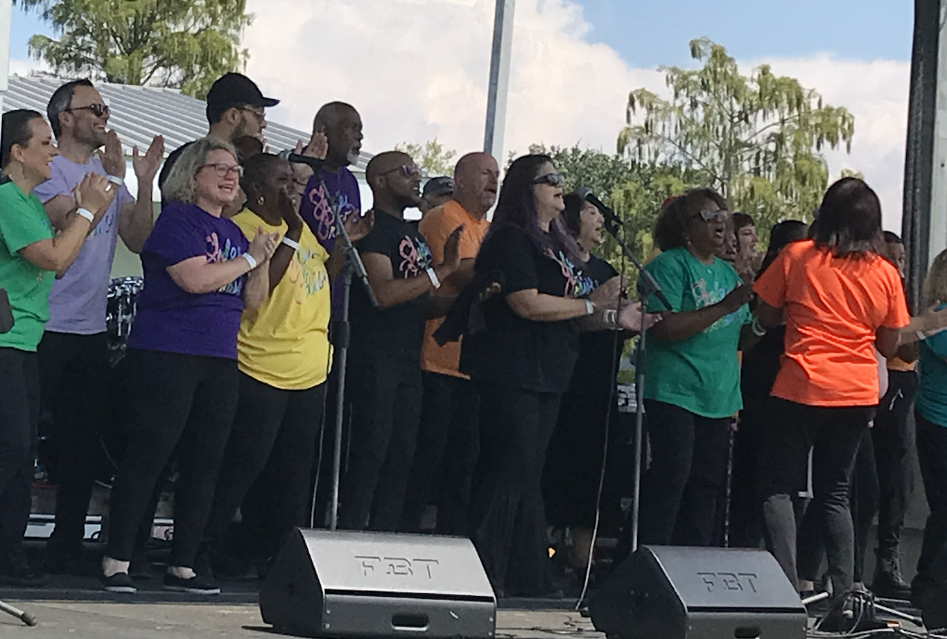 Shades sings at the 2023 NOLA East Festival